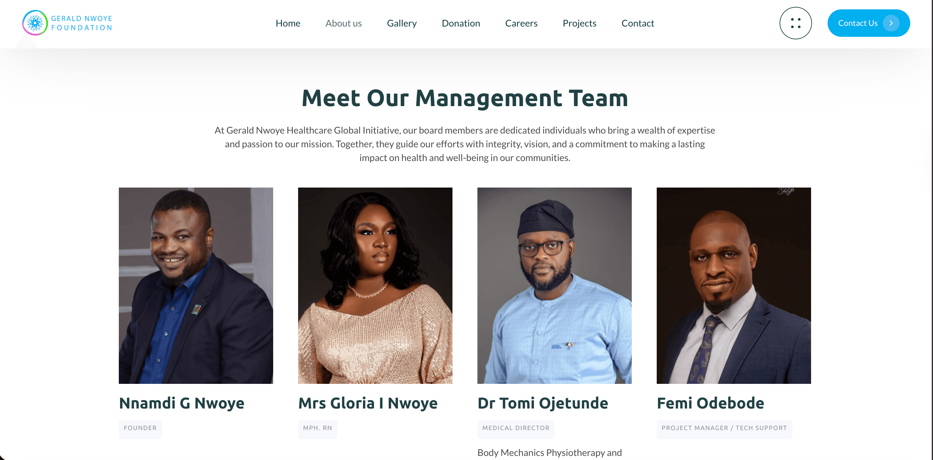 Gerald Nwonye Foundation