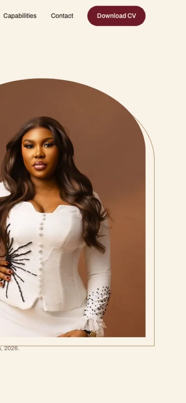 Blessing Okonewa Portfolio mobile screenshot